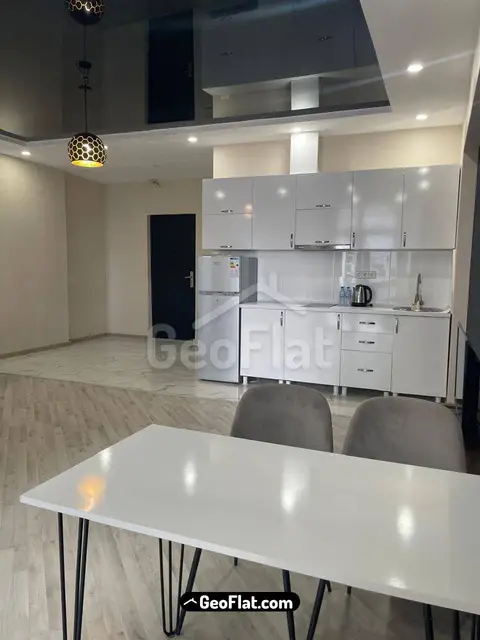 For sale: Apartment, new 2-room (58.2 m²), furnished with appliances on Giuli Shartava Avenue, Batumi — sea view — $105,000.